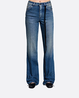 Vive 5 Cepli Straight Mavi Kadın Jean Pantolon - 0