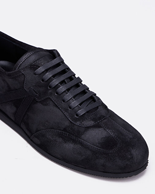 Siru Low-Top Siyah Erkek Sneakers - 0