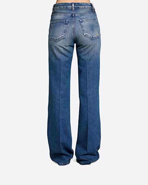 Vive 5 Cepli Straight Mavi Kadın Jean Pantolon - 6