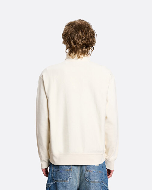 American Script Krem Erkek Sweatshirt - 4