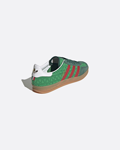 Gazelle Indoor Yeşil-Kırmızı Kadın Sneakers - 6