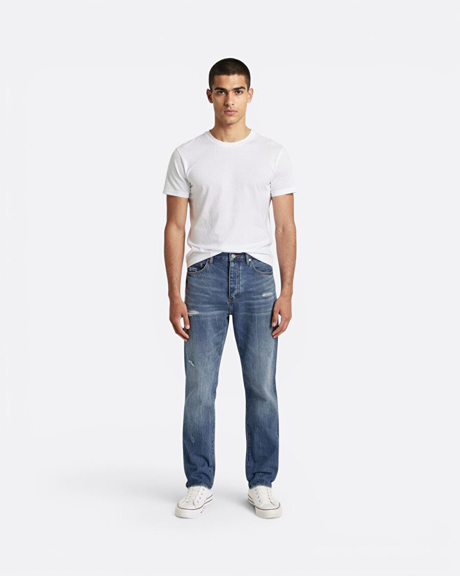 Indigo Erkek Jean Pantolon - 7