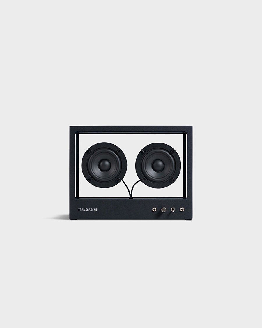 Siyah Small Transparent Speaker - 1