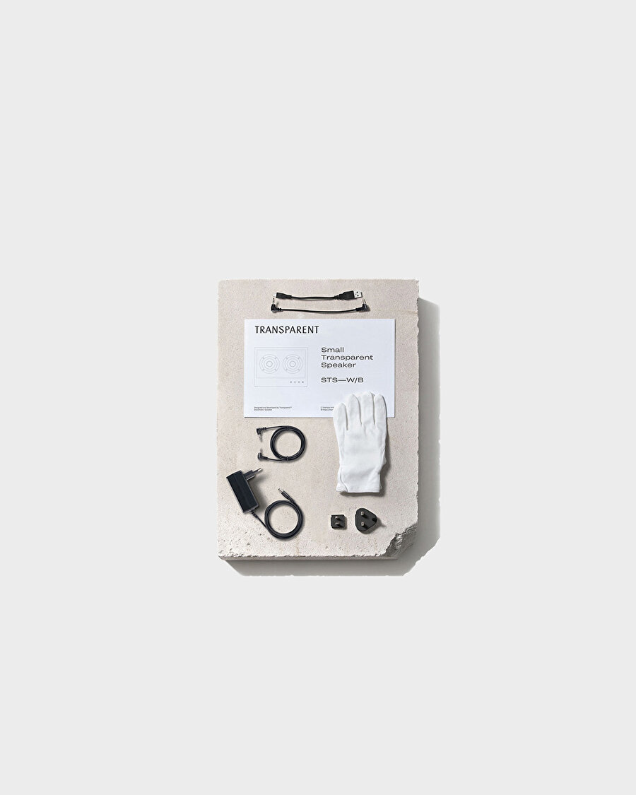 Siyah Small Transparent Speaker - 2