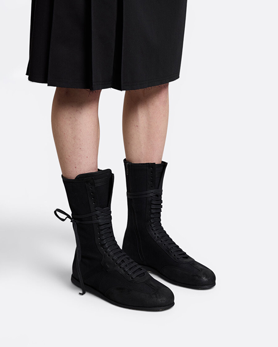Fides High-Top Siyah Erkek Sneakers - 0