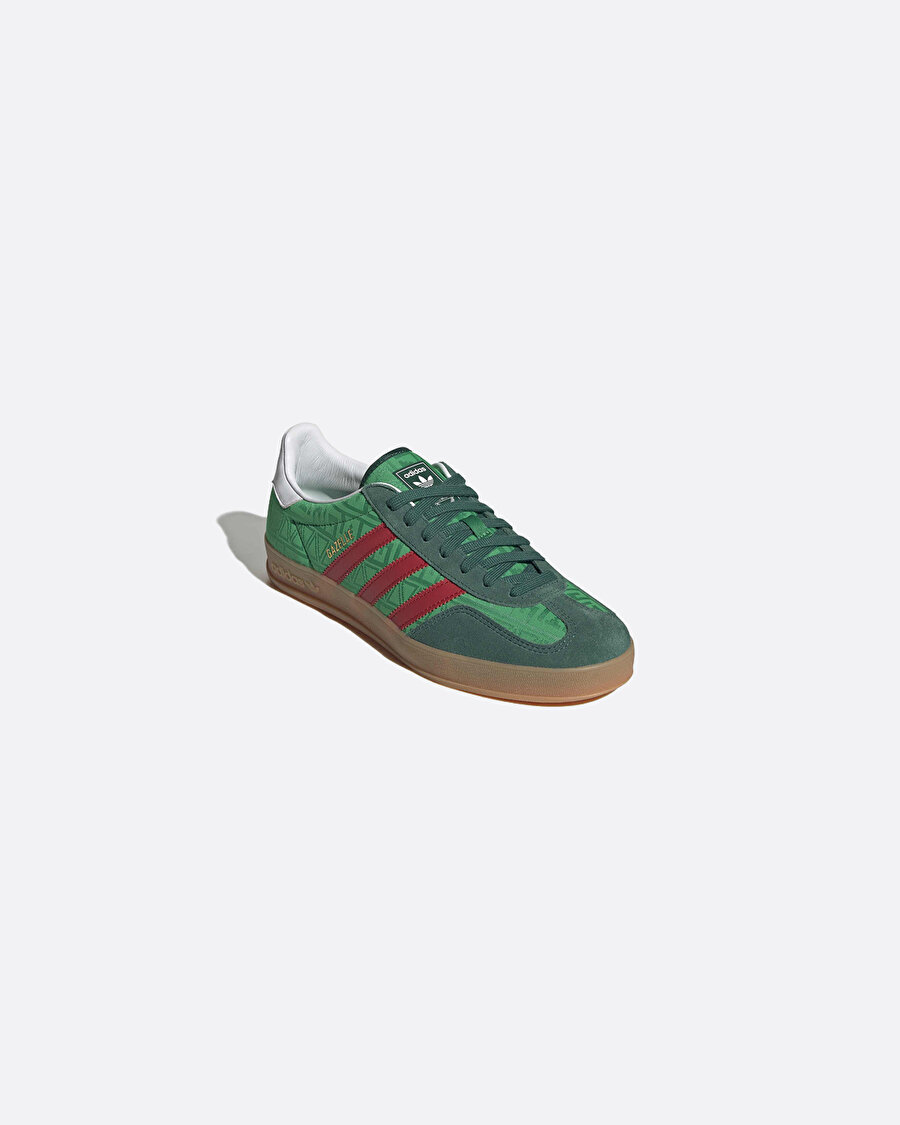 Gazelle Indoor Yeşil-Kırmızı Kadın Sneakers - 5