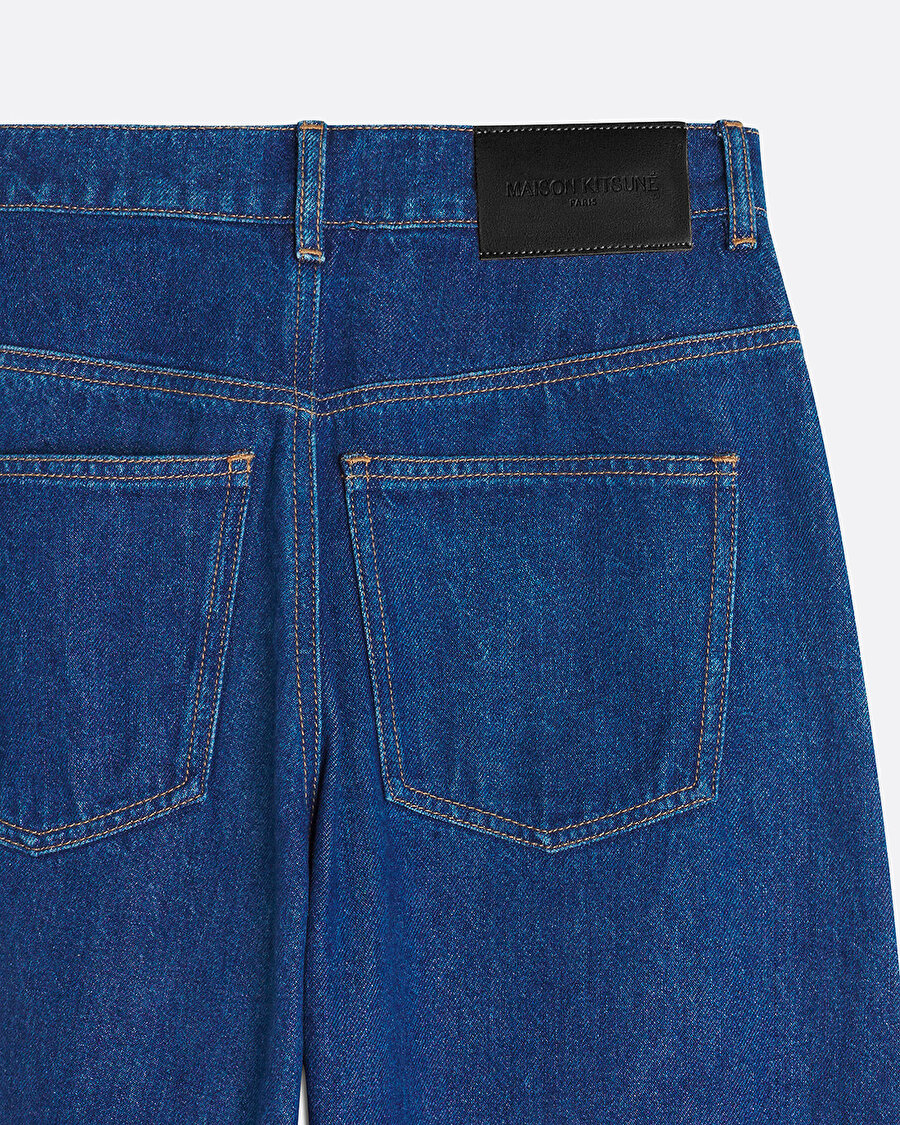 Tapered Lacivert Kadın Jean Pantolon - 3