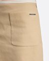 Patch Pocket Krem Kadın Etek - 7